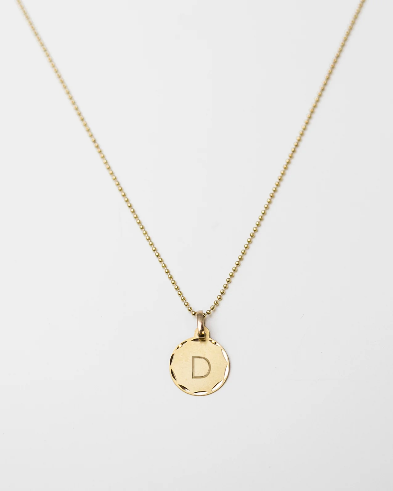 14K Disc Necklace - Image 7