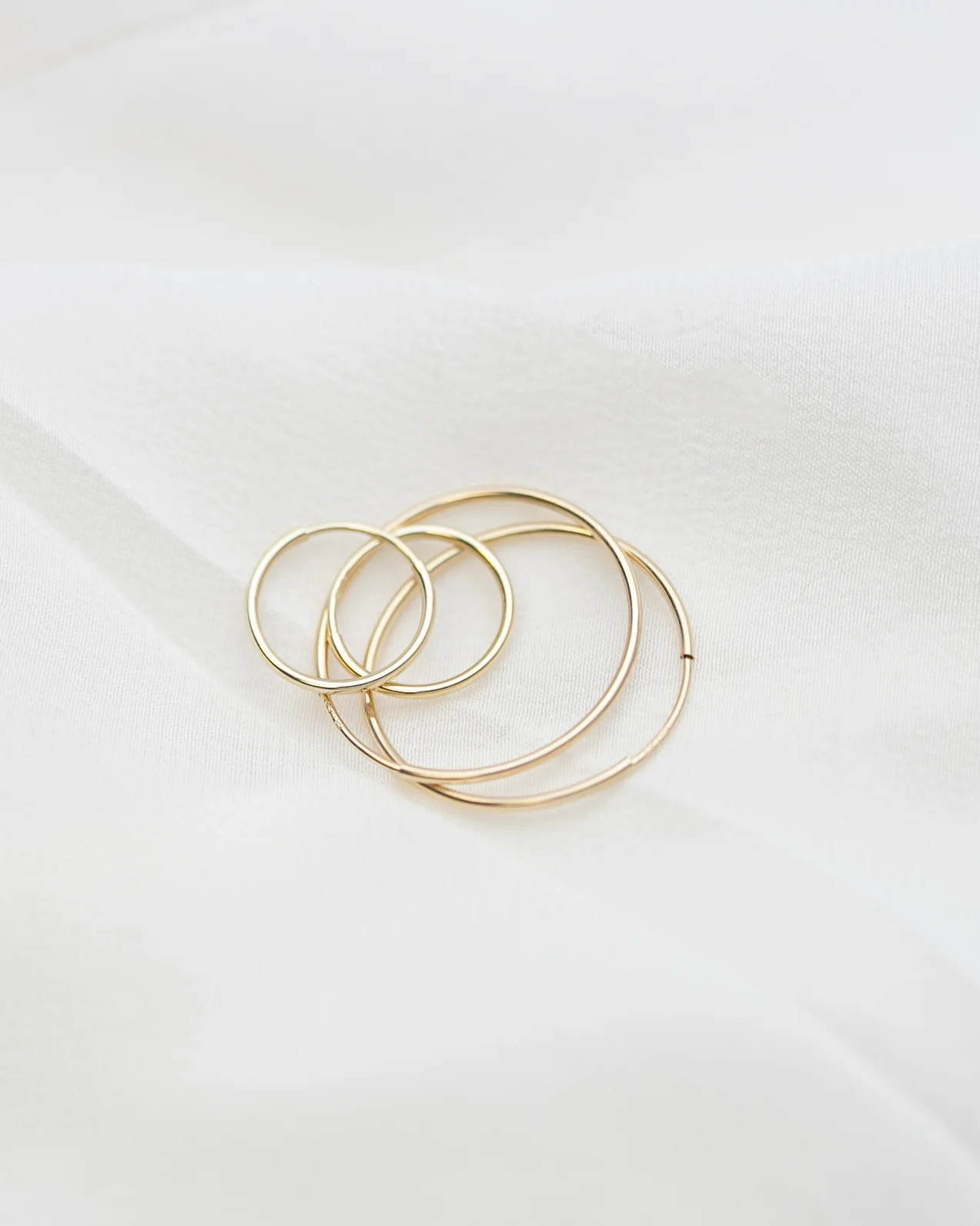 14K Endless Hoops - Image 4