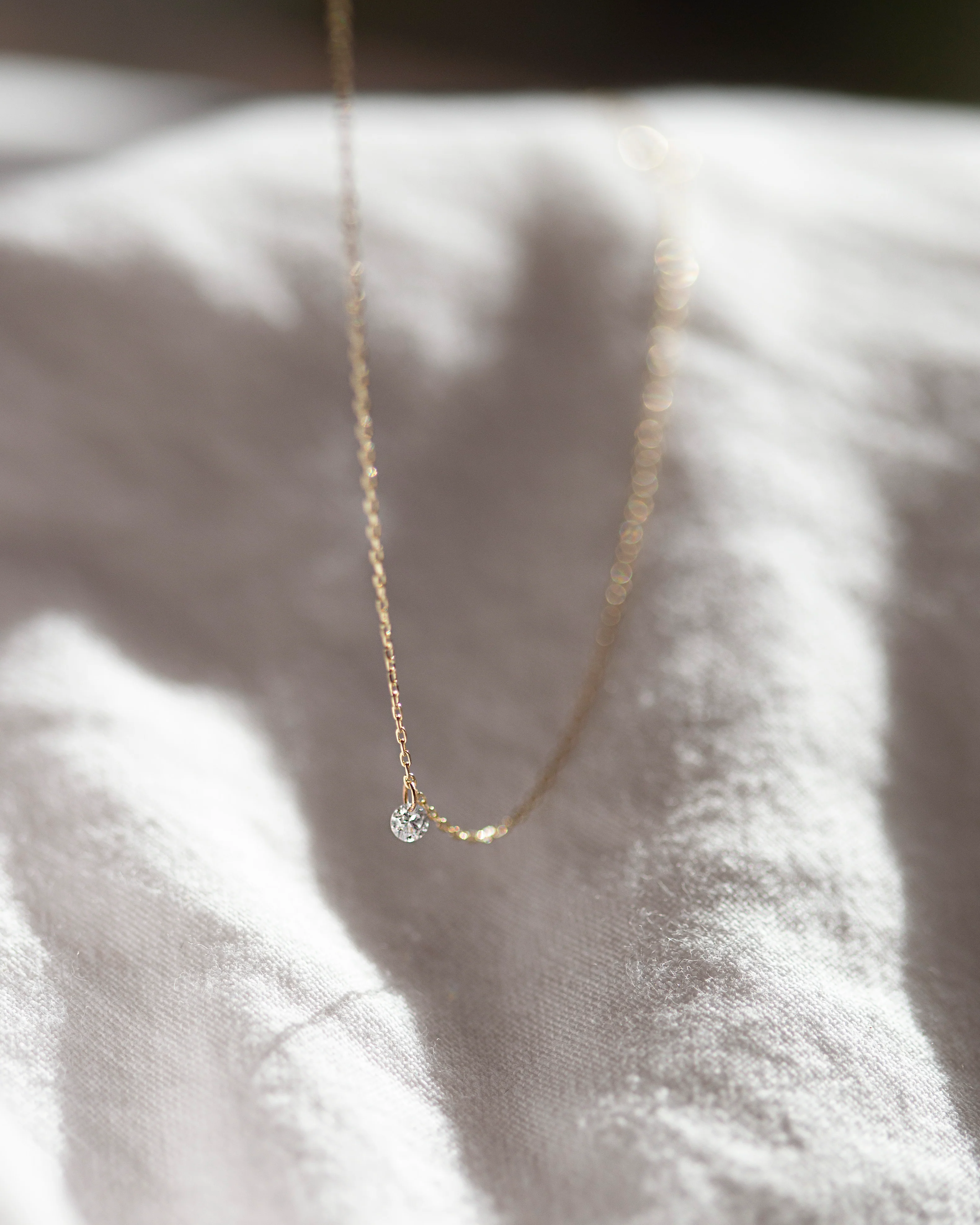 14k Gold Bare Diamond Bracelet - Image 3
