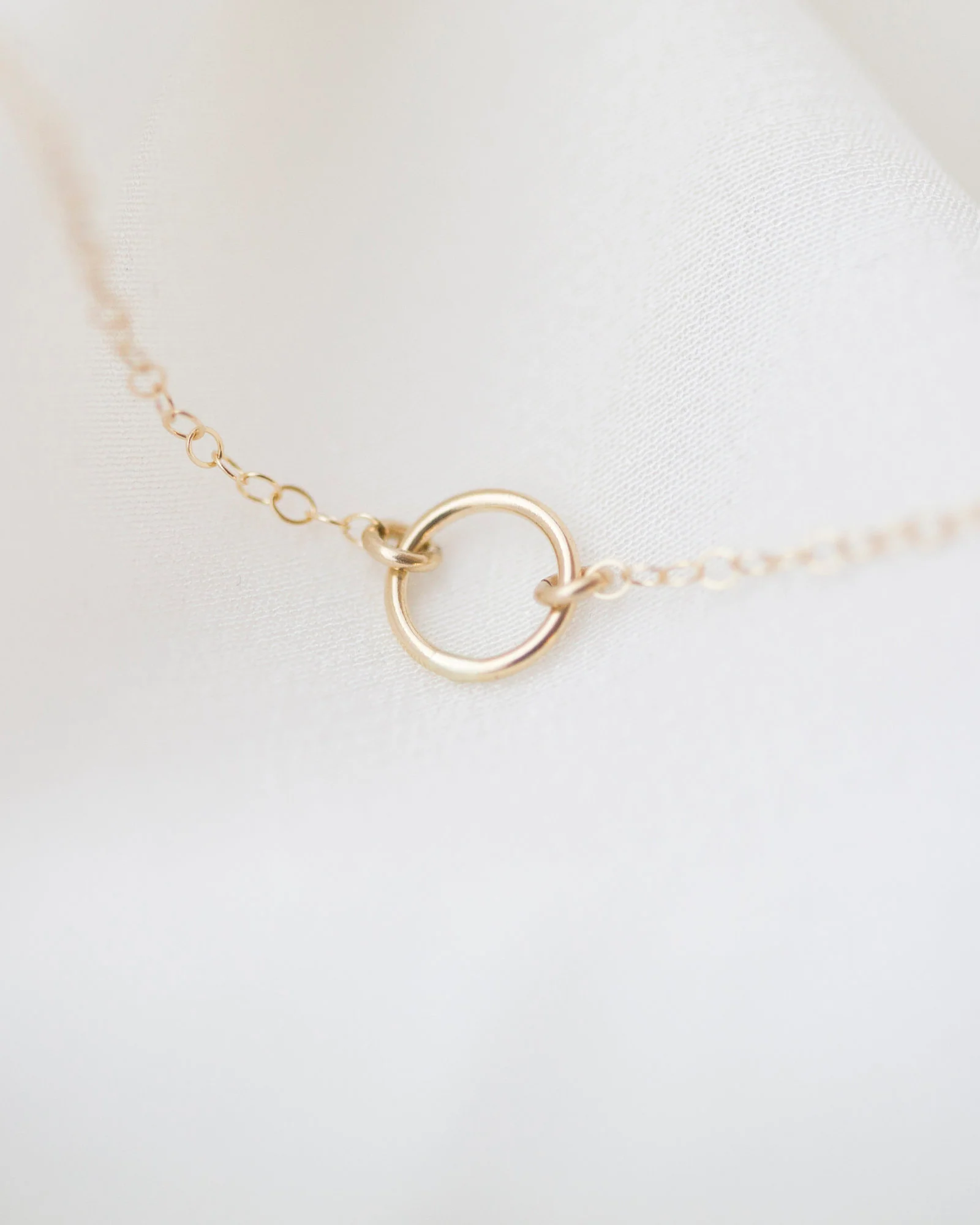14K Halo Necklace - Image 4