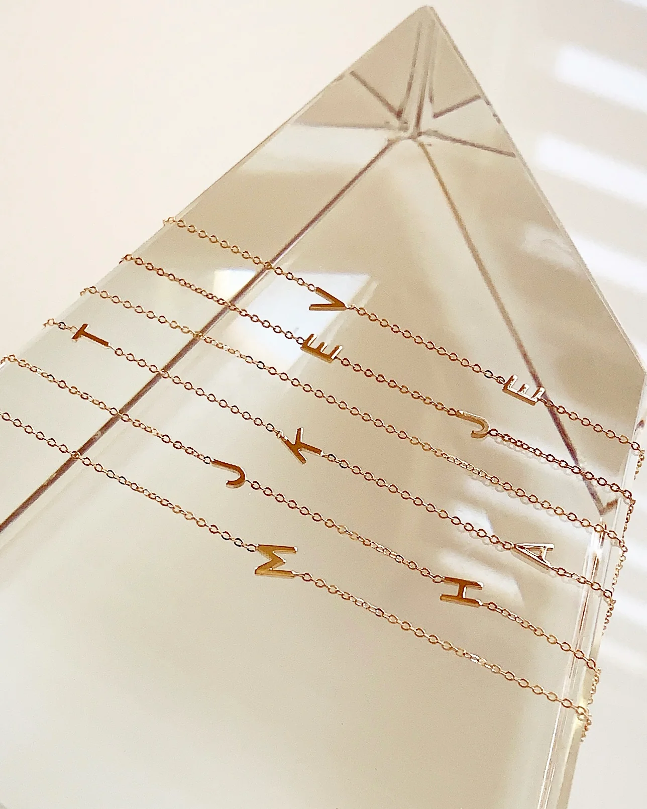 14K Initial Bracelet - Image 5