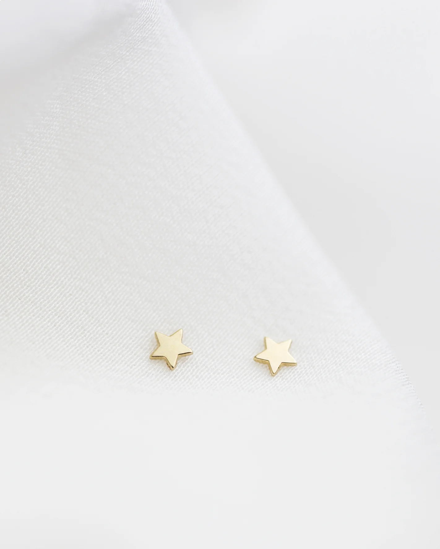 14K Mini Star Stud Earrings - Image 10