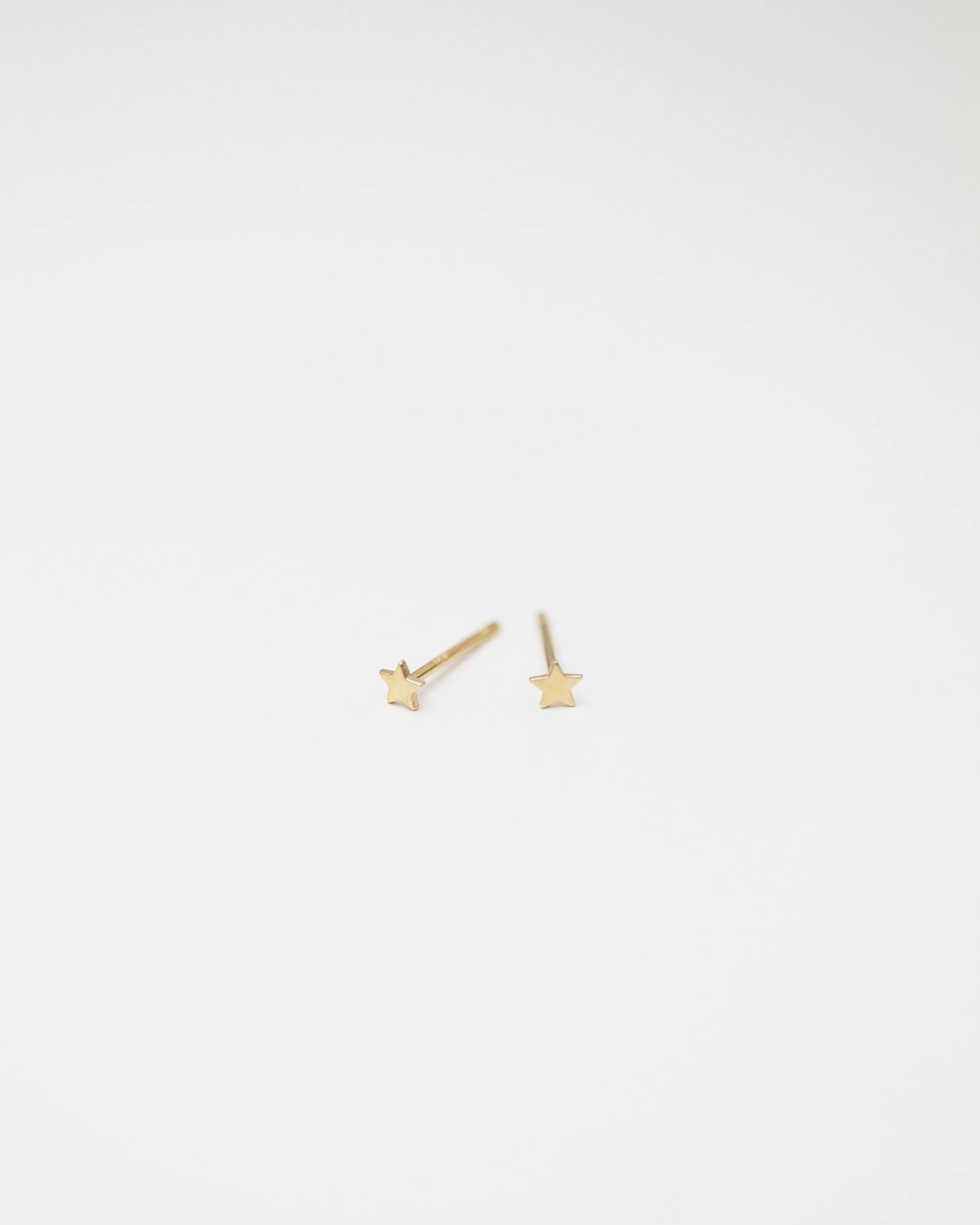 14K Mini Star Stud Earrings - Image 14