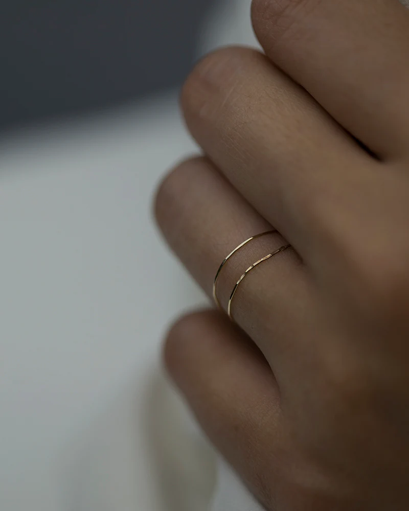 14k Super Dainty Ring - Image 7