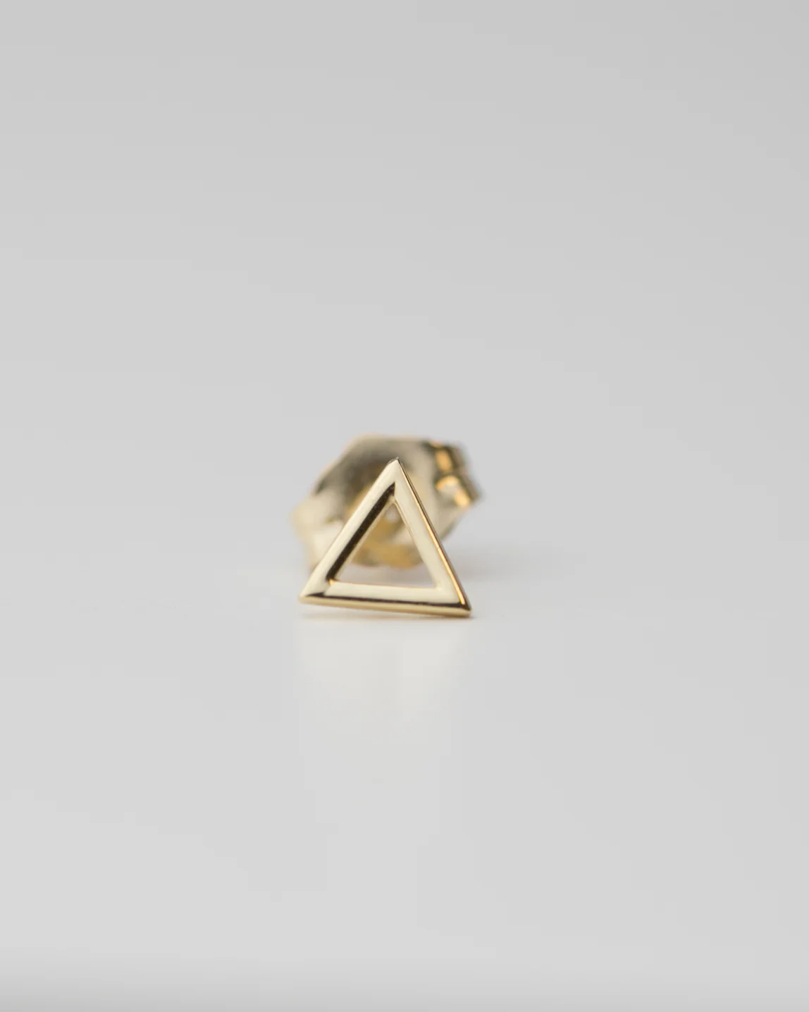 14k Triangle Studs - Image 3