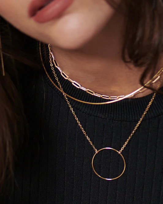 Chunk Paperclip Chain Necklace - Image 4