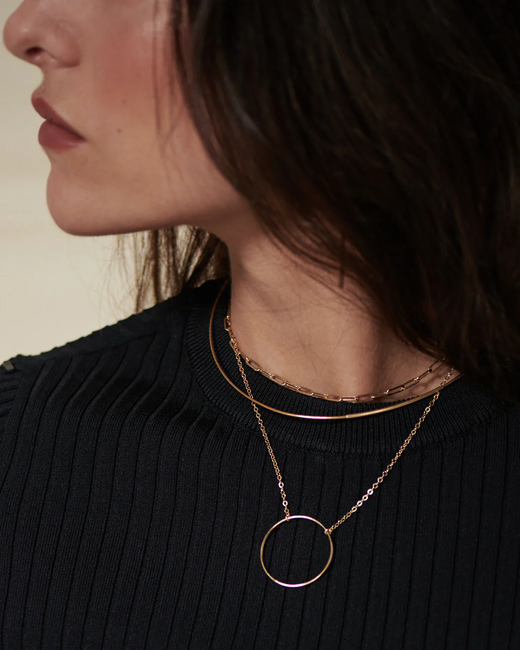 Chunk Paperclip Chain Necklace - Image 5