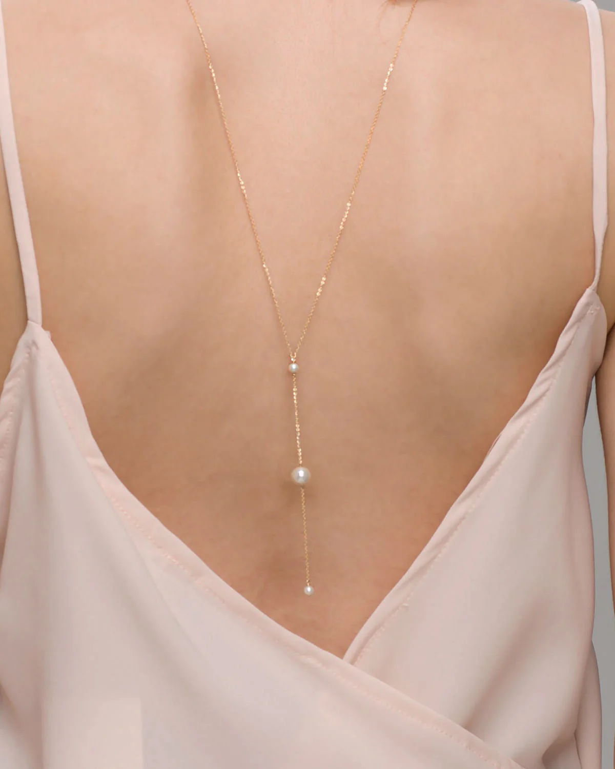 Pearl III Back Necklace - Image 3
