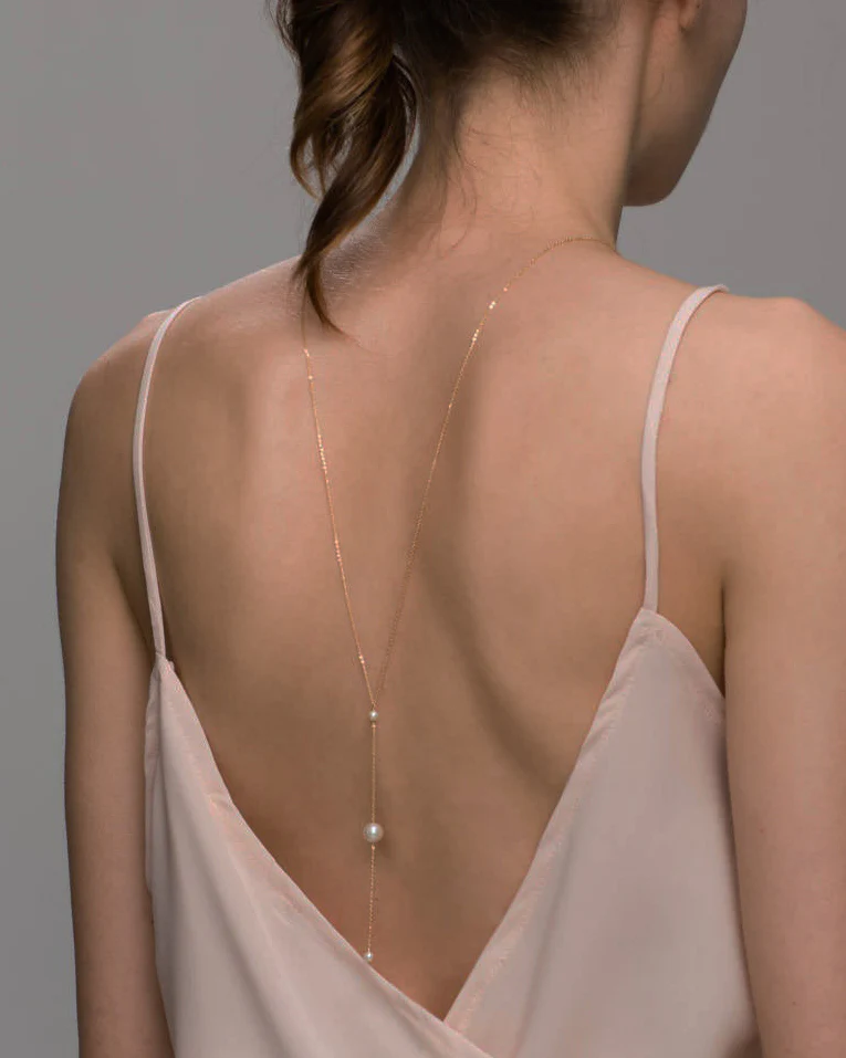 Pearl III Back Necklace - Image 5