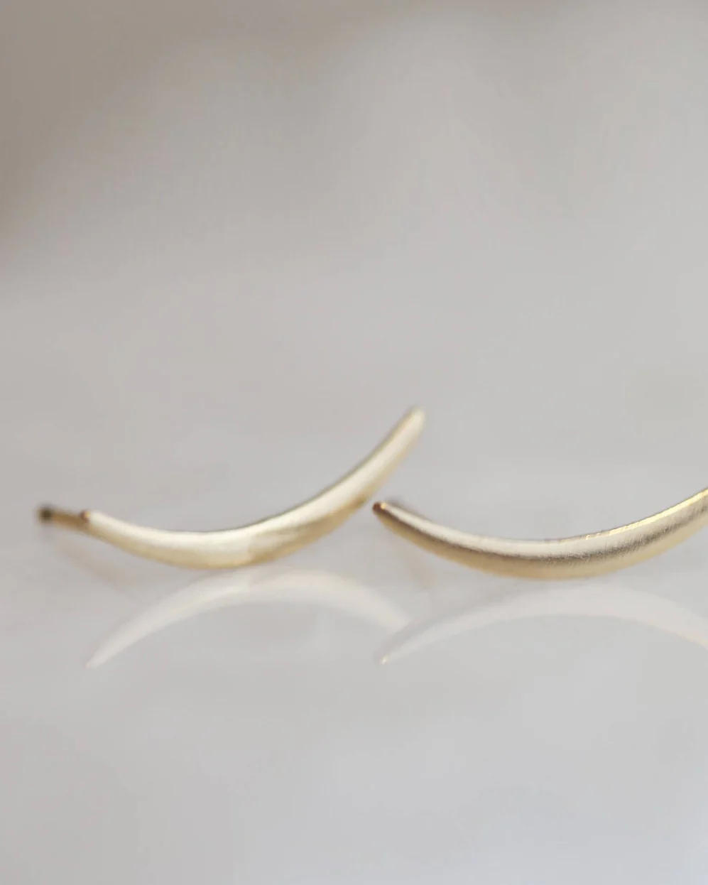 Crescent Moon studs - Image 7