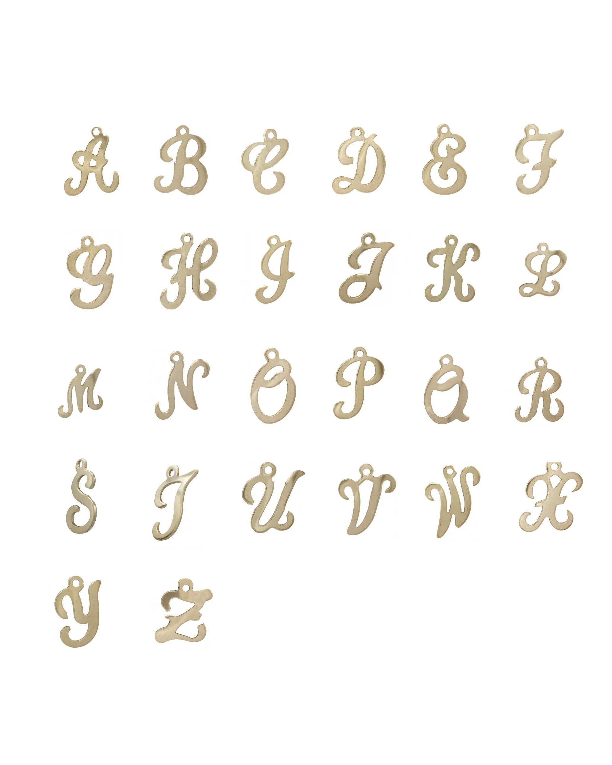 Cursive Initial Charm Necklace - Image 6