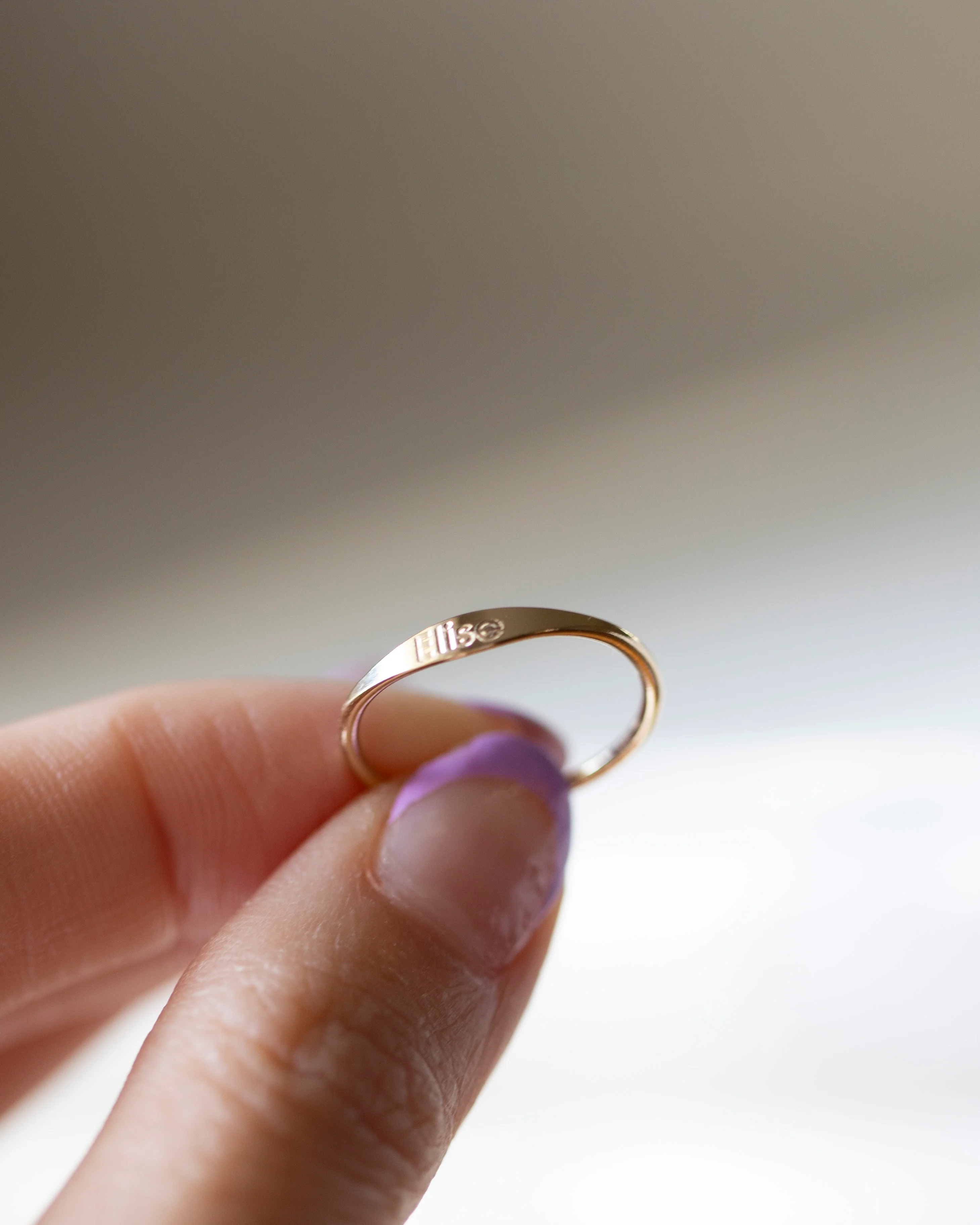 Custom Delicate Name Ring - Image 4