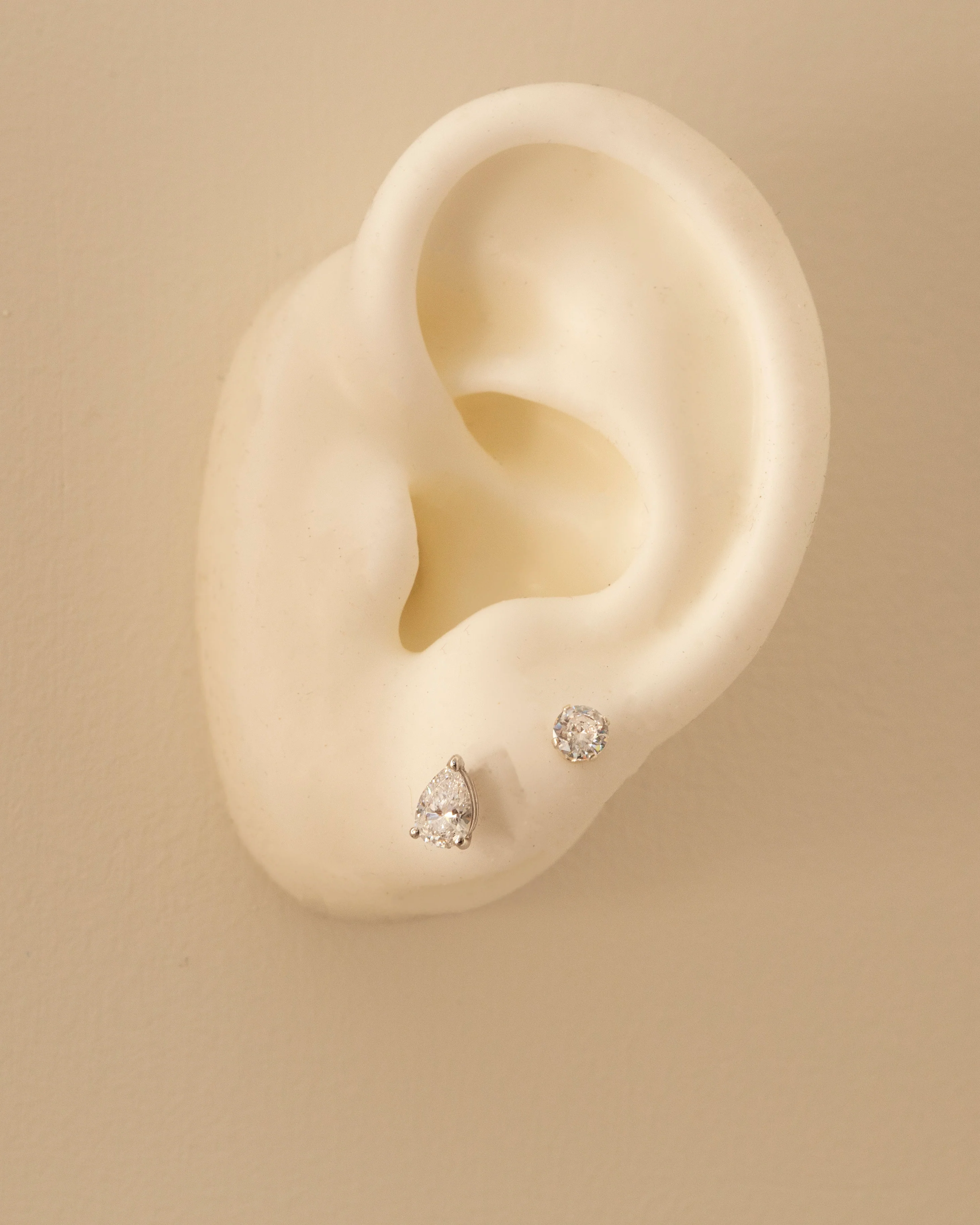 CZ Diamond stud earrings, Christmas Stocking stuffers - Image 3