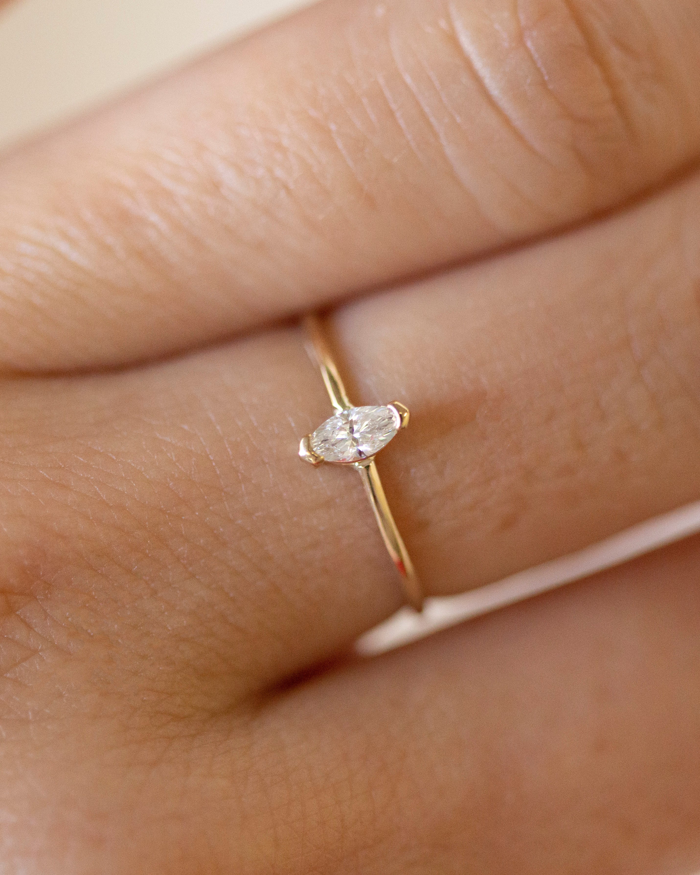 Dainty Diamond Stacking Ring Set - Choose 2, 3, or 4 Rings - Image 3