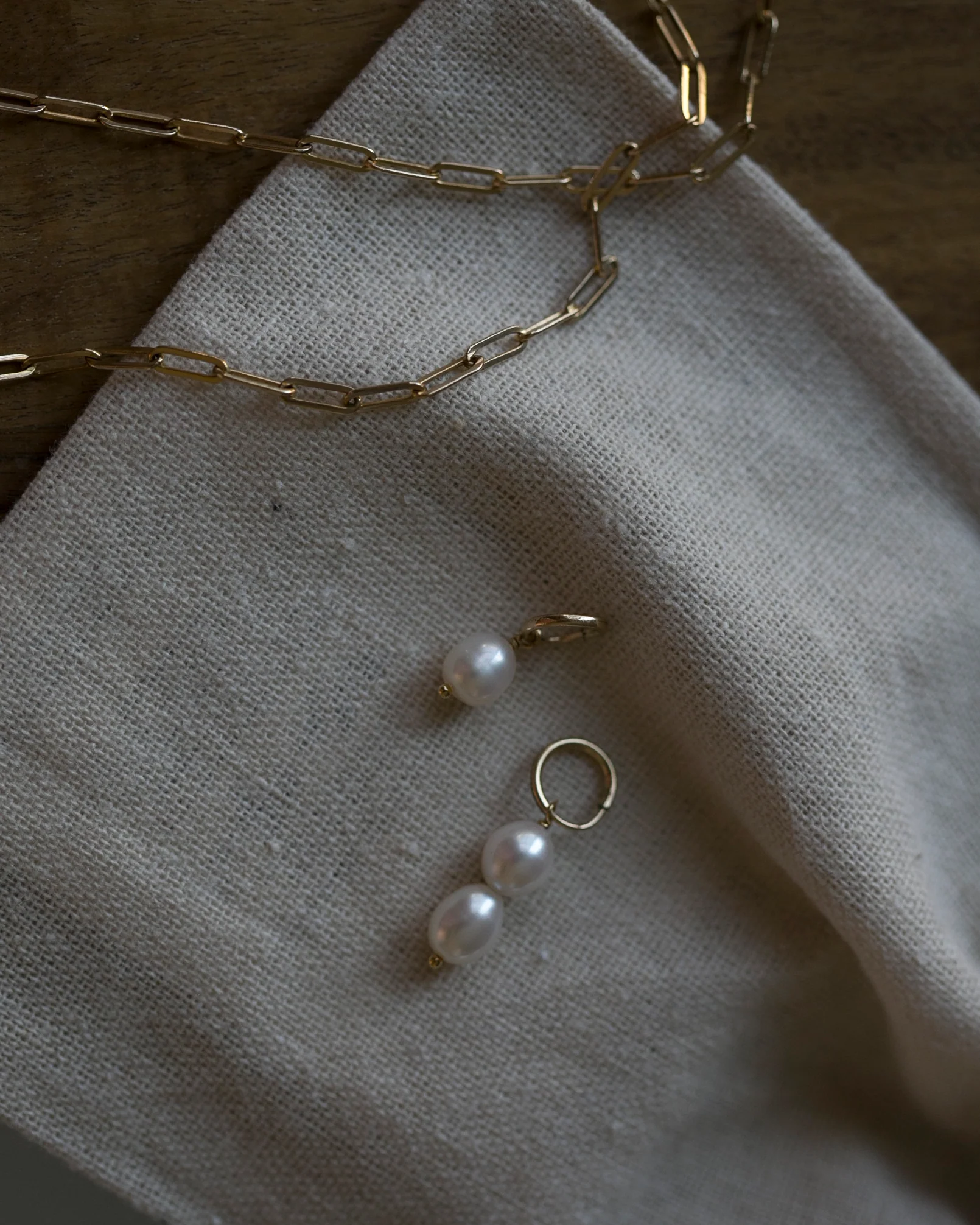 Fresh water Pearl Hoops - Image 2