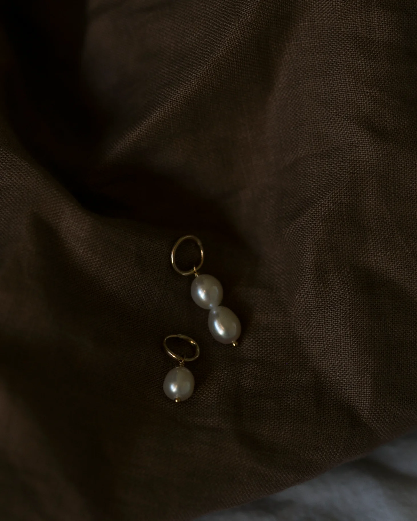 Fresh water Pearl Hoops - Image 3
