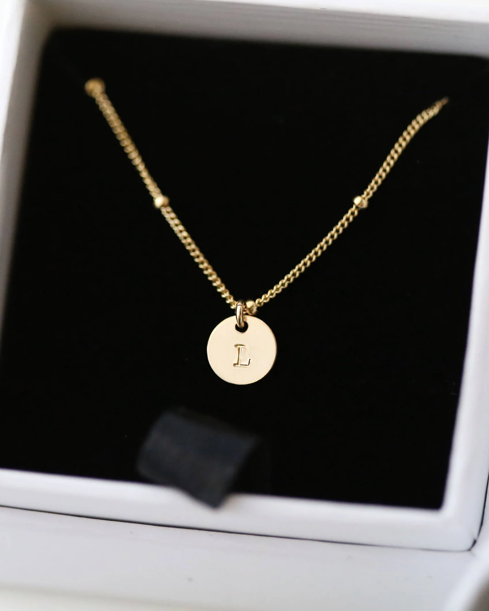 Hand stamped Initial Necklace - Image 5