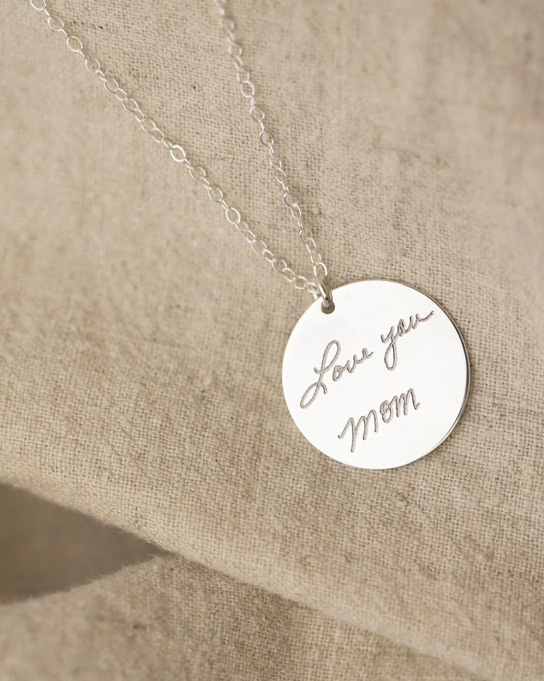 Handwriting Disc Necklace - Image 9