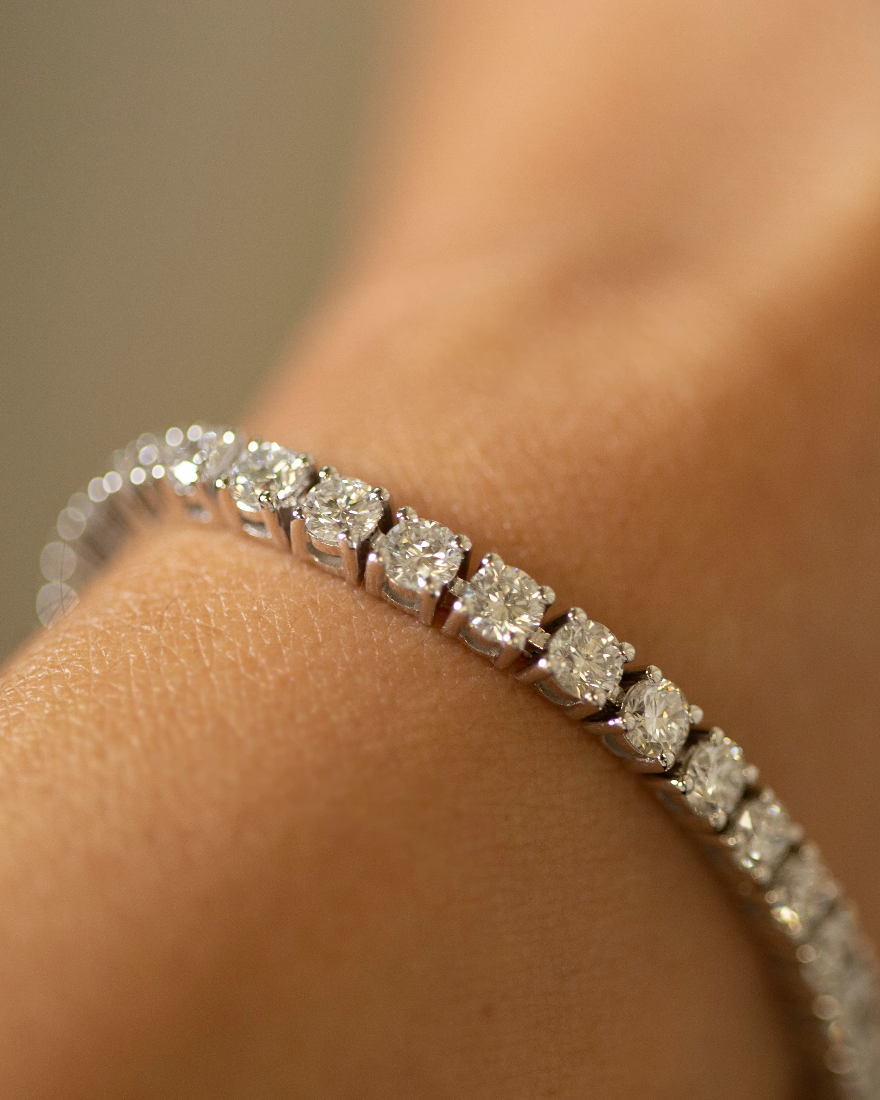 Lab Grown Diamond Tennis Bracelet