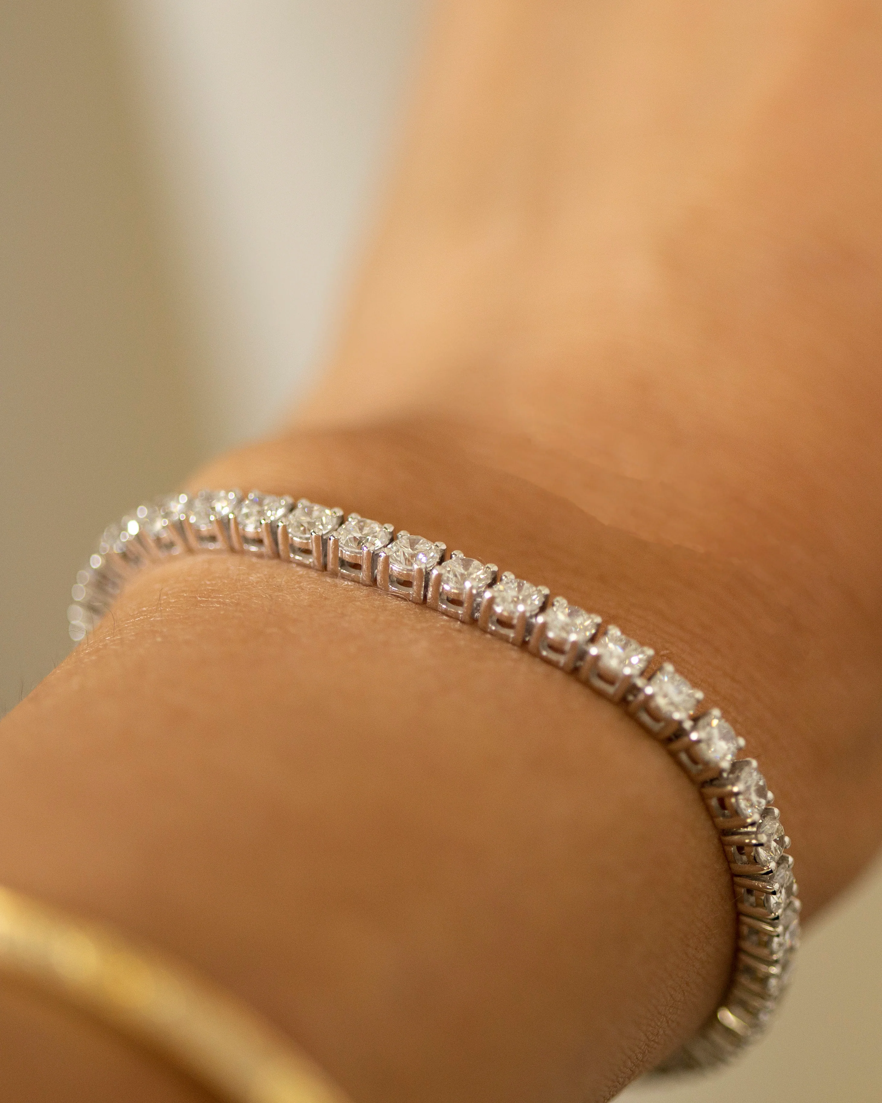 Lab Grown Diamond Tennis Bracelet - Image 3