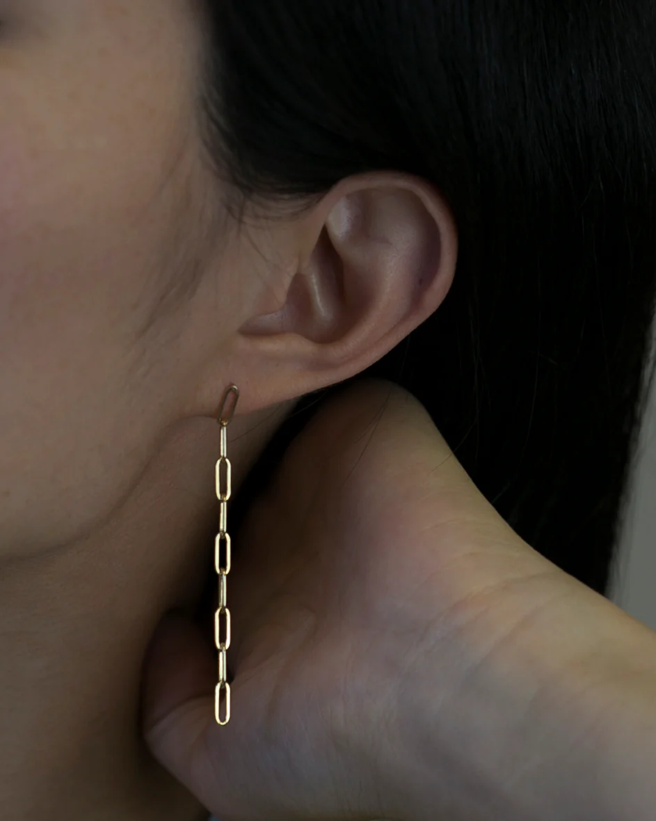 Link Chain Earrings - Image 6
