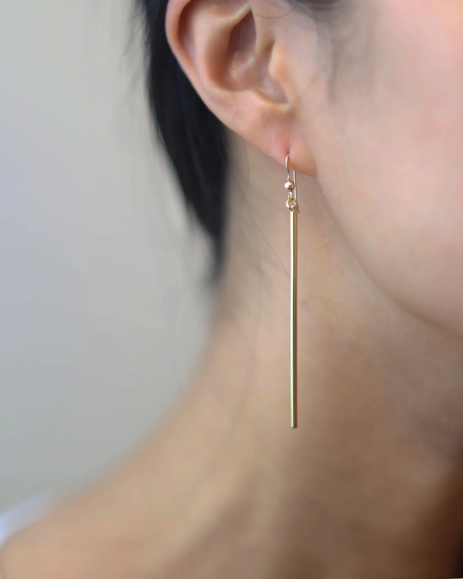 Long Stick Drop Earrings - Image 4