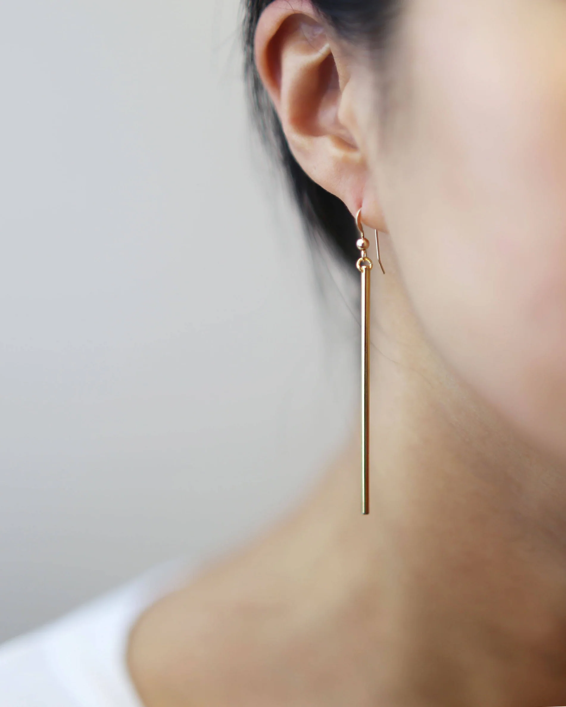 Long Stick Drop Earrings - Image 5