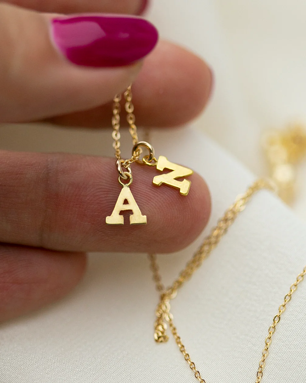 Mini Letter Necklace - Image 2