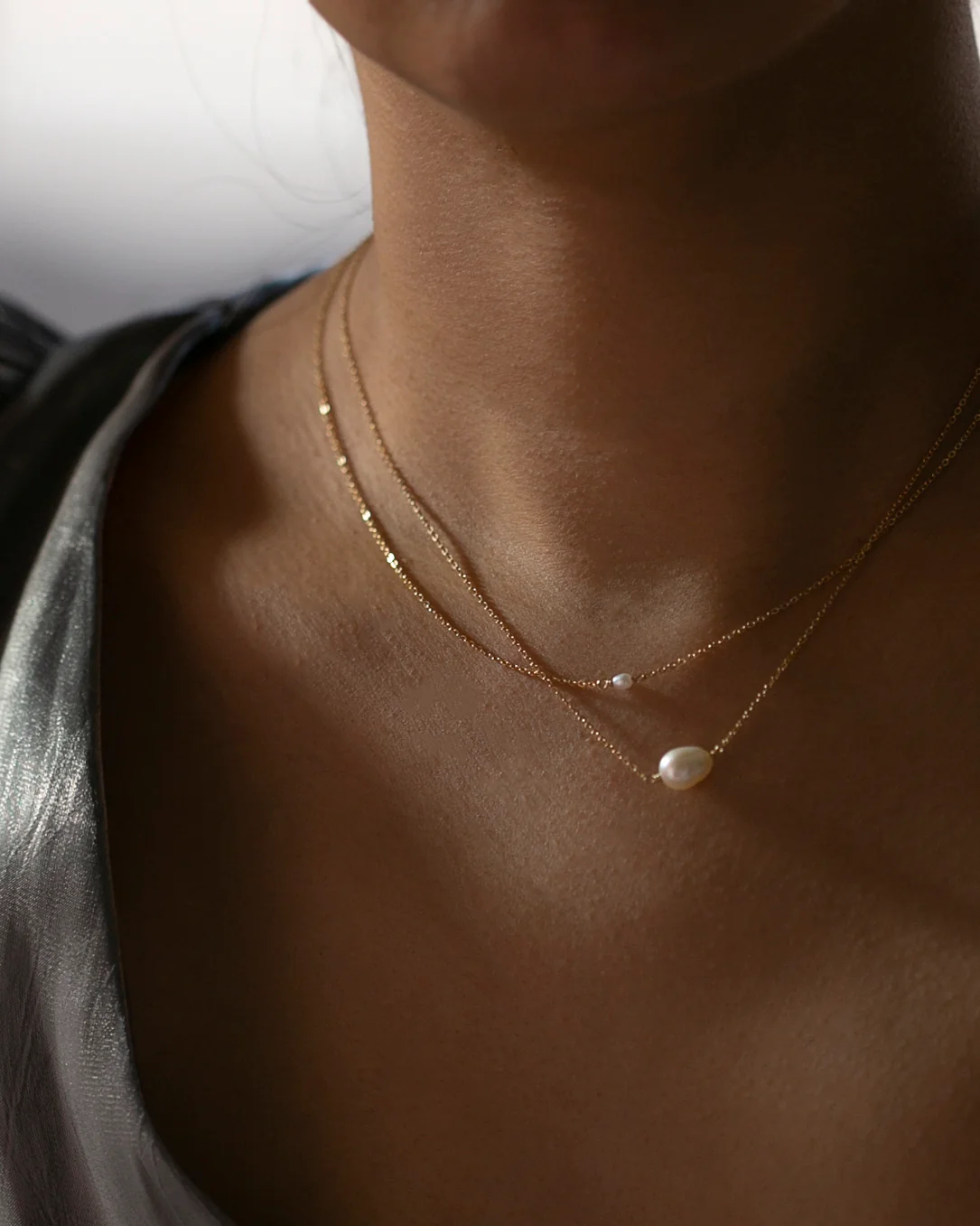 Mini Pearl Necklace - Image 5