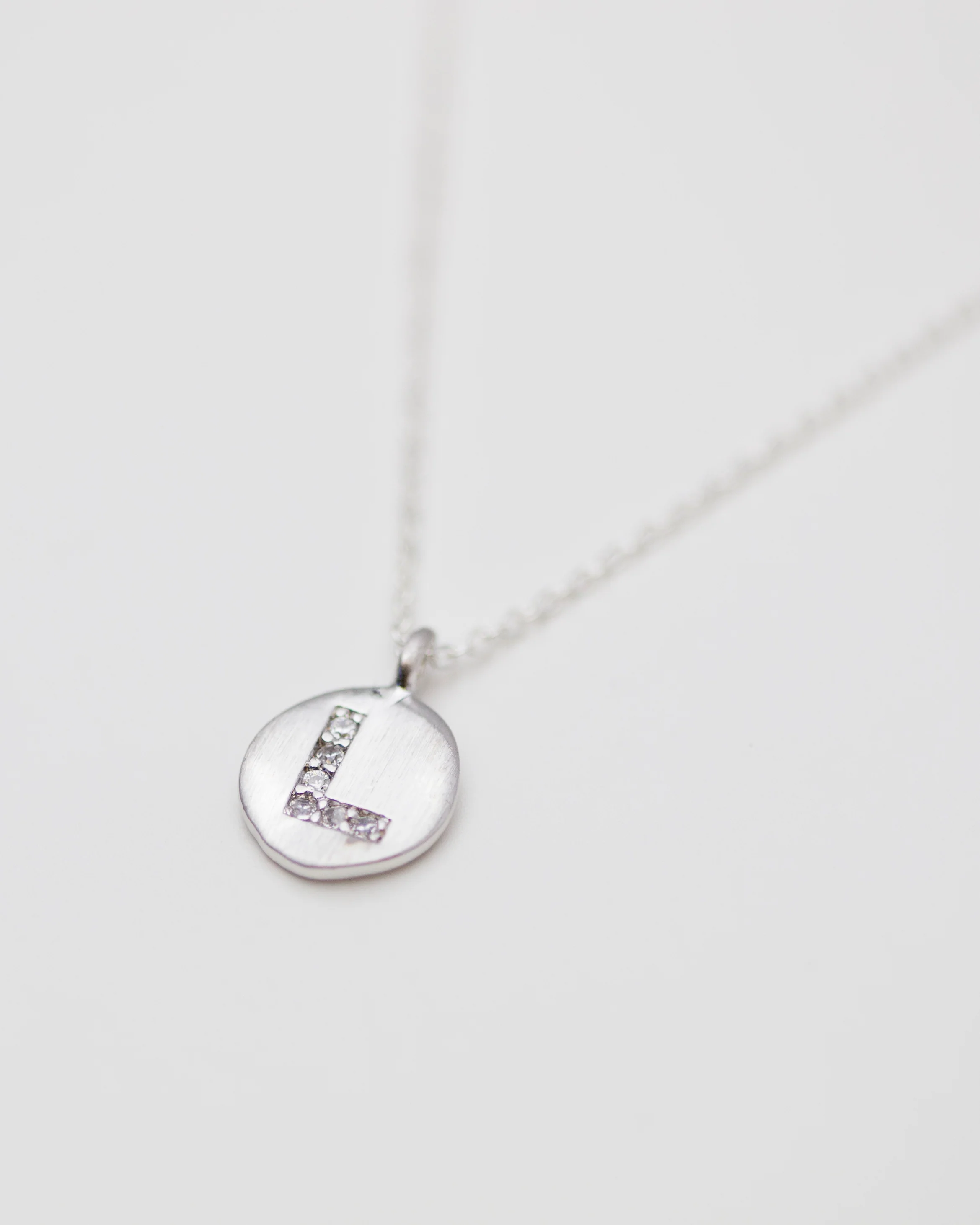 CZ Monogram Necklace - Image 7