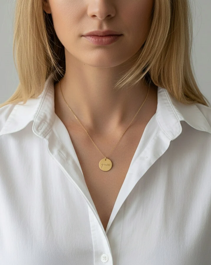 Name Disc necklace - Image 5
