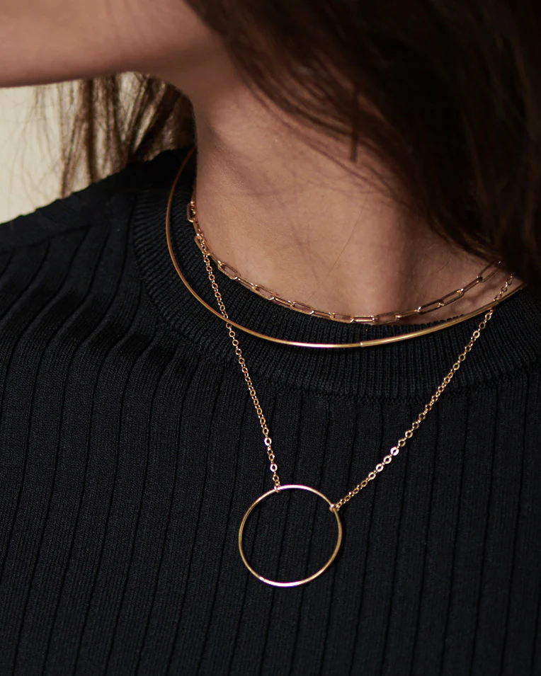 Open Circle Necklace - Image 3