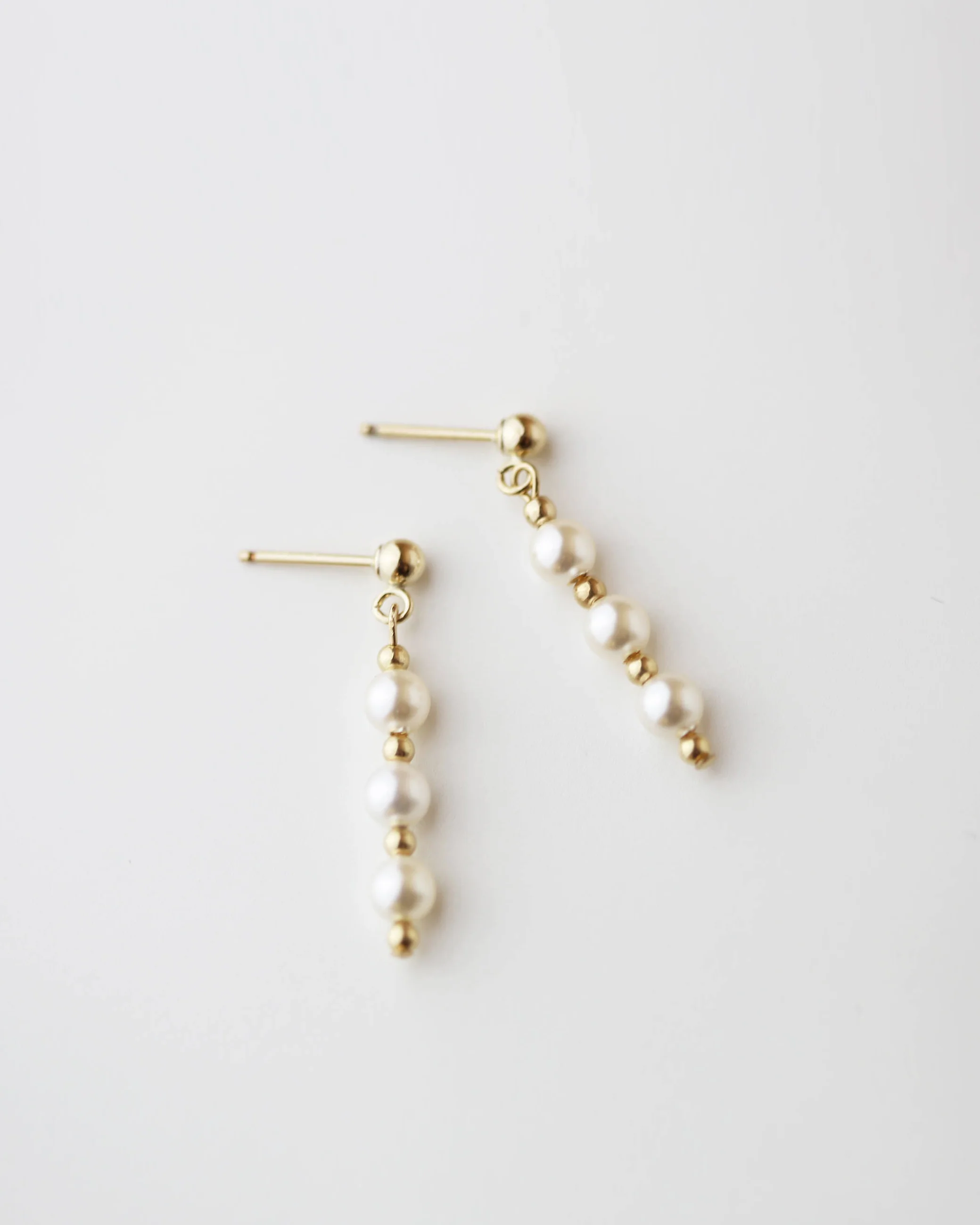 Pearl Bead Earrings - Image 3