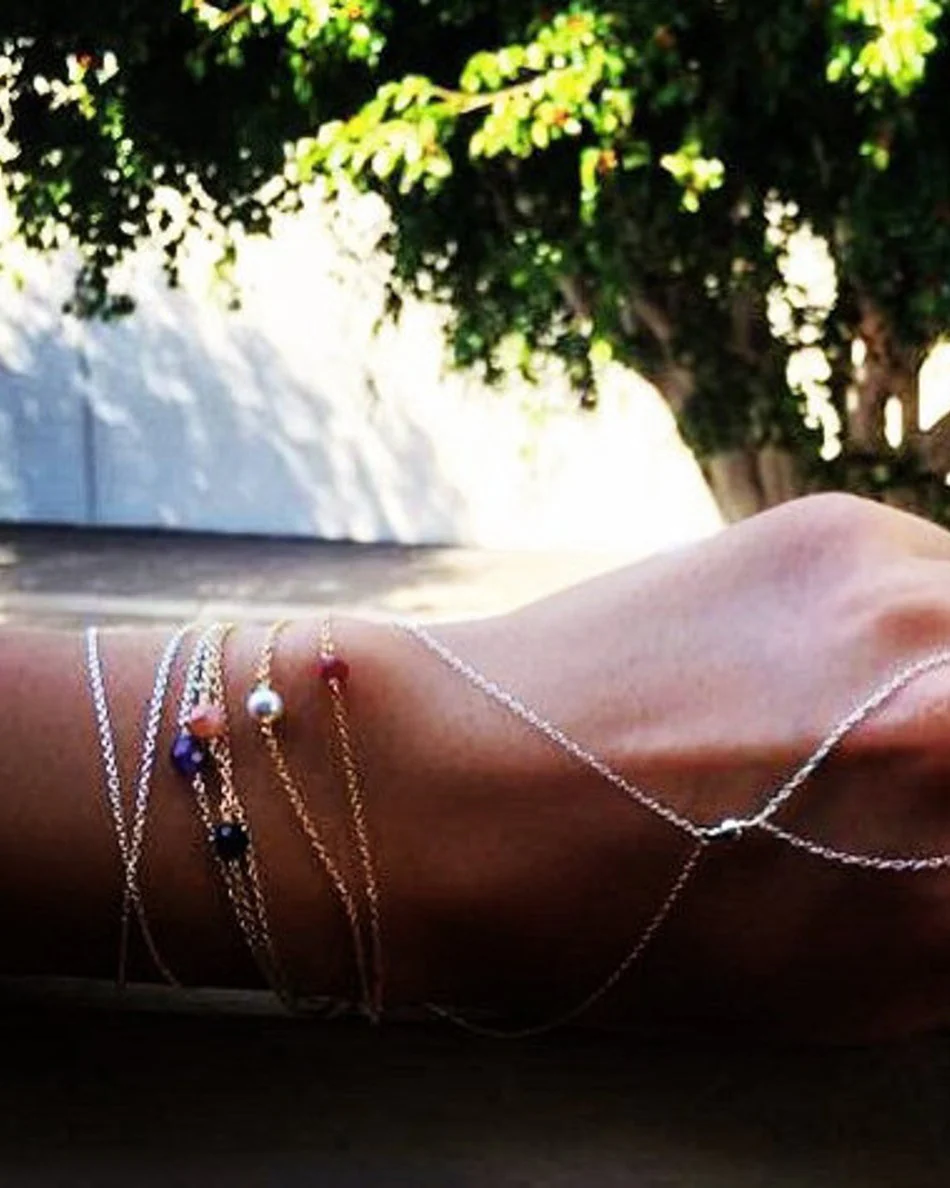 Tiny Gemstone Bracelet - Image 4