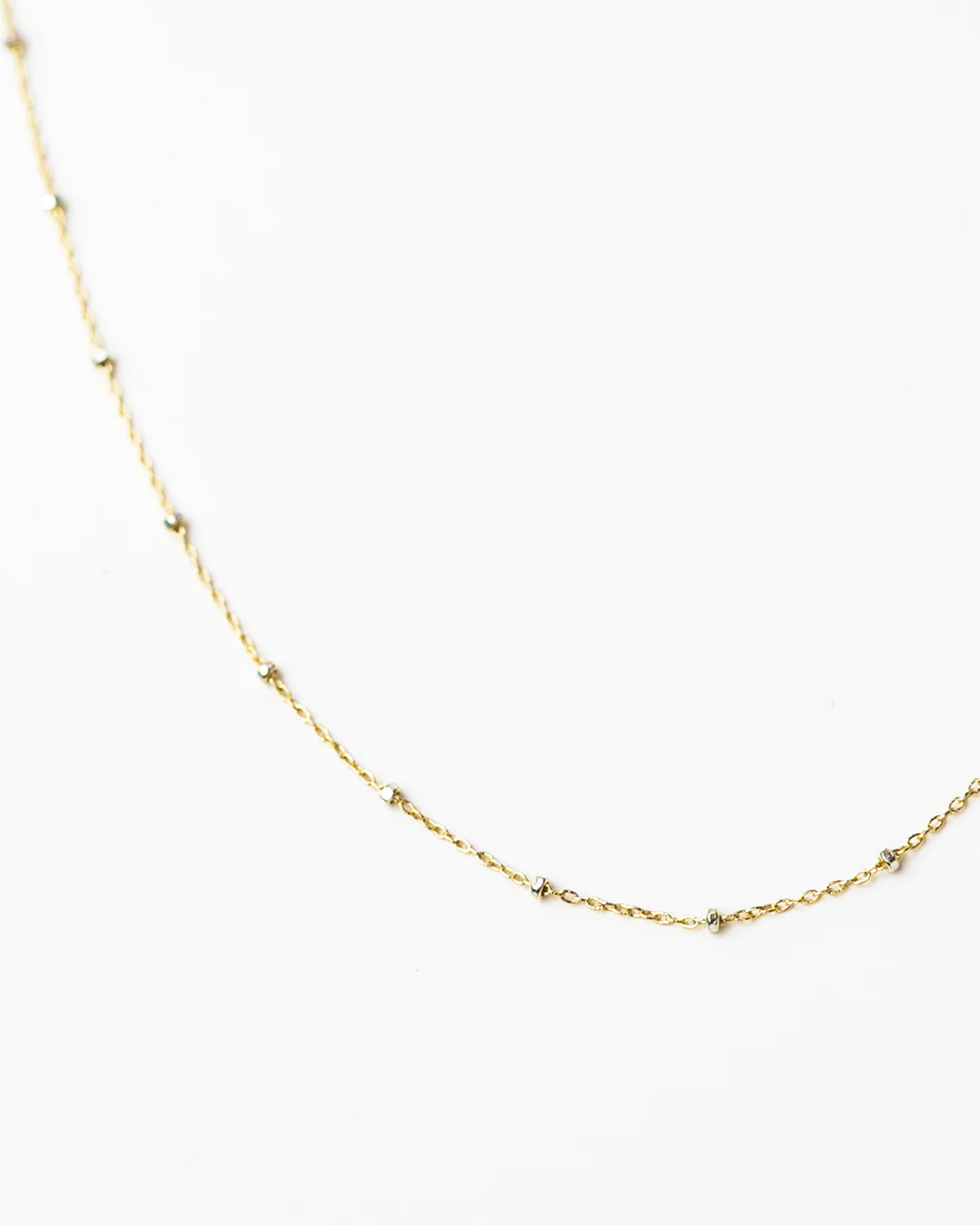 Two Tone Satellite Necklace - Image 3