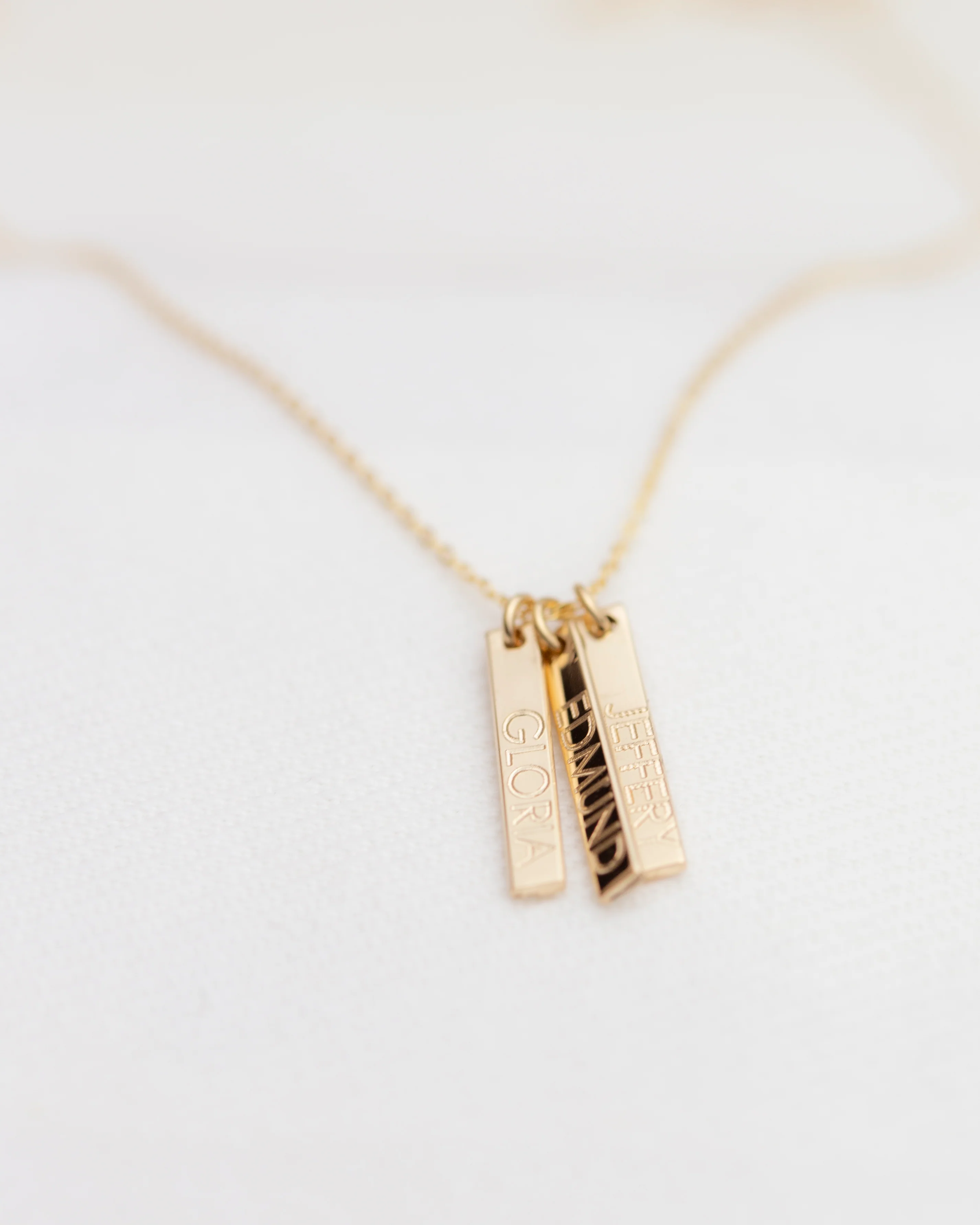Vertical Mini Tag Necklace - Image 3