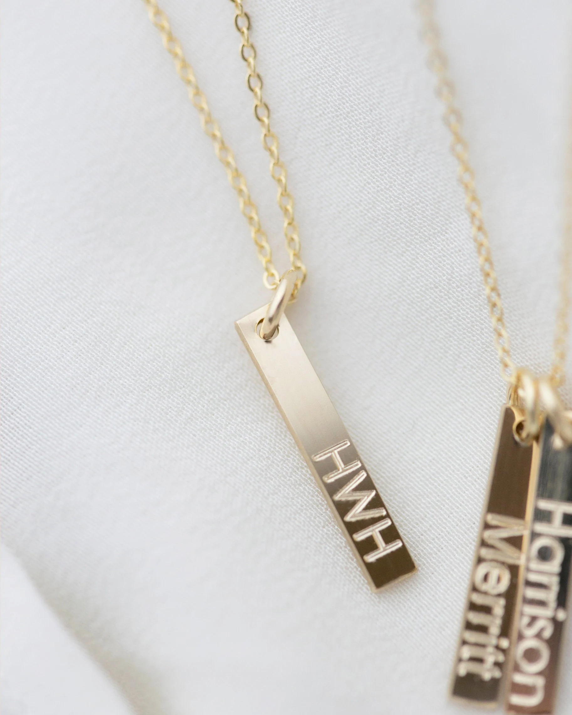 Vertical Mini Tag Necklace - Image 5