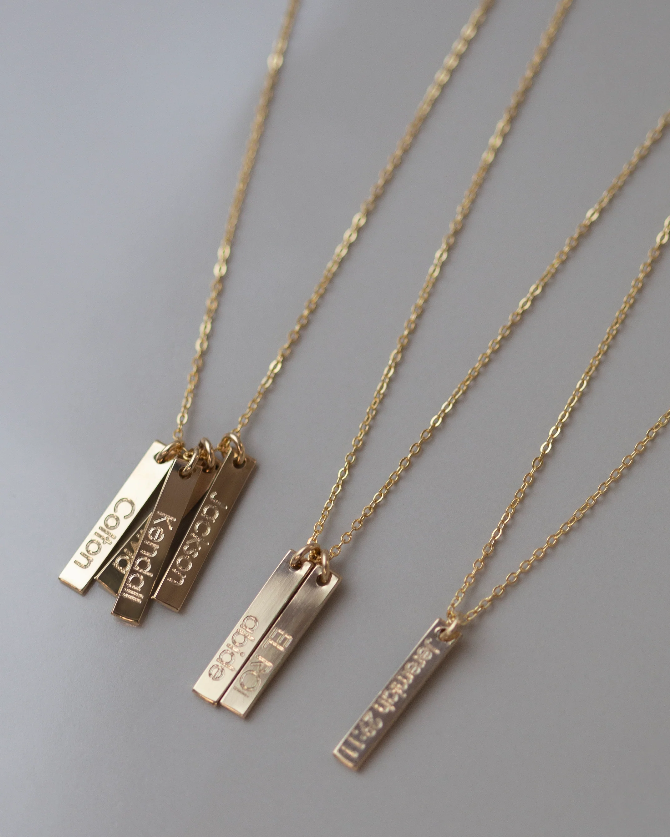 Vertical Mini Tag Necklace - Image 6