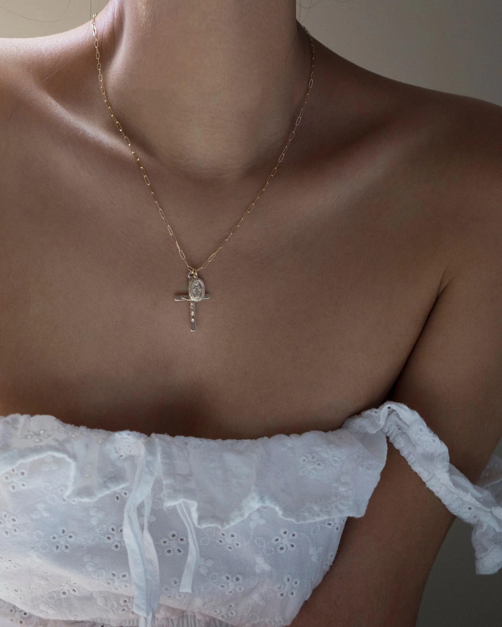Vintage Cross charm Necklace - Image 6